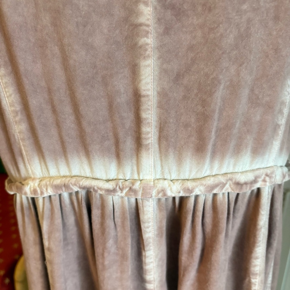 JOE BROWNS Bohemian Sleeveless Antique Rose Dress! Handkerchief Hem! GUC - Picture 8 of 15